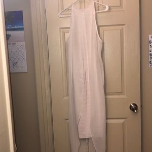 White slimming dress